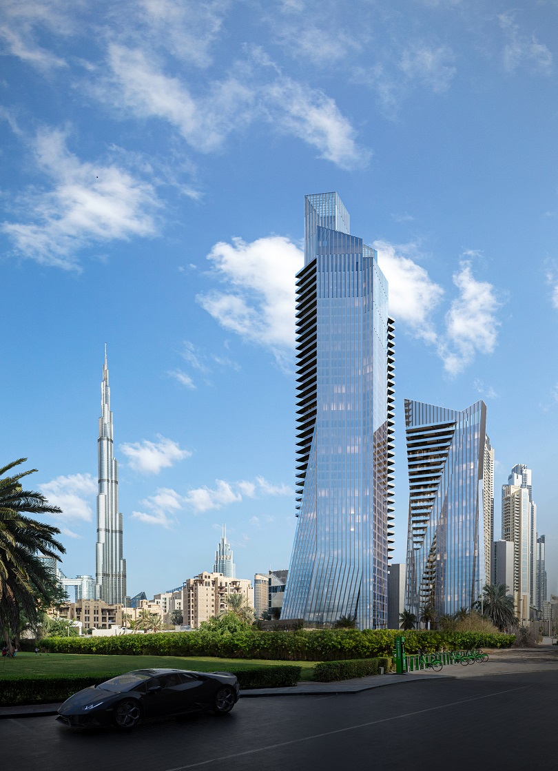 تصميم فندق ومساكن بكارات دبي 