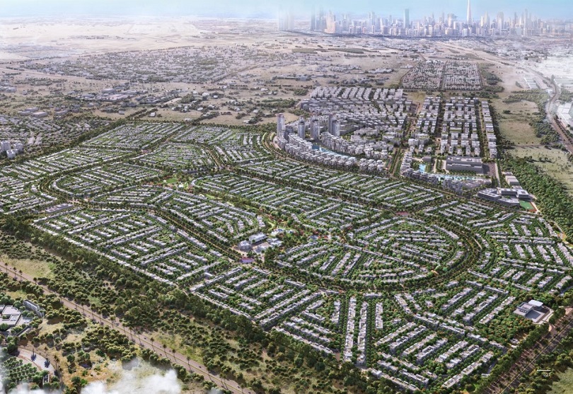 تصميم مشروع جرين وود - الغابة الخضراء في دبي من شركة نخيل