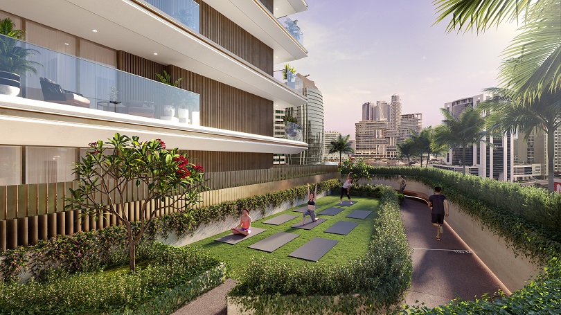 سينت ريجيس ريزيدنسز الواقع  ضمن شارع المركز المالي في دبي