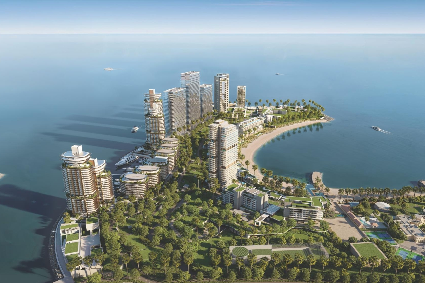 جزيرة بننسولا دبي Dubai Peninsula