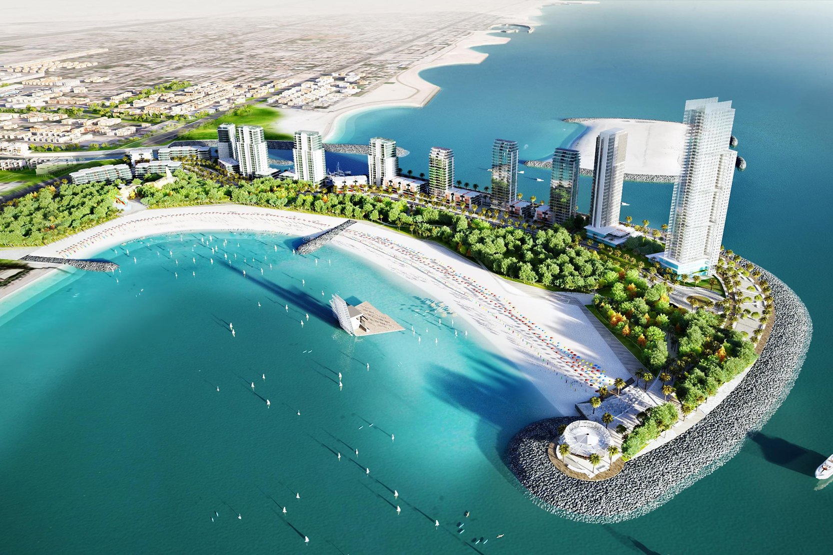 جزيرة بننسولا دبي Dubai Peninsula