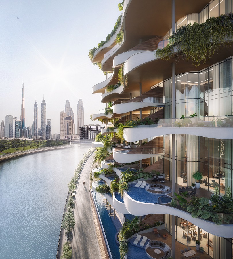 مشروع شقق بنتهاوس على قناة دبي المائية من شركة عباس سجواني