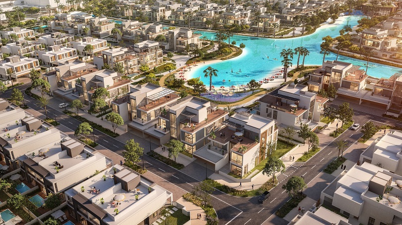 فلل ومنازل تاون هاوس للبيع في مشروع خليج الجنوب في منطقة دبي الجنوب