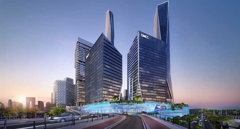 أبراج المكاتب الجديدة في أبتاون دبي بالقرب من منطقة جي إل تي 