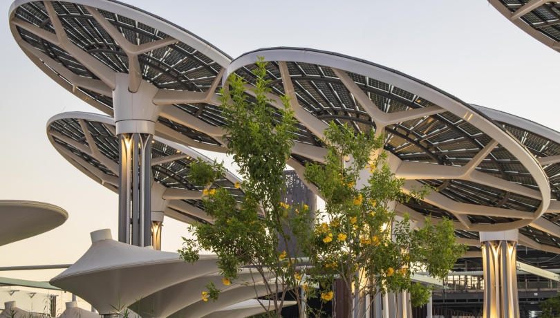 جناح الاستدامة "تيرا" في مدينة اكسبو دبي Photo source : Expo City Dubai