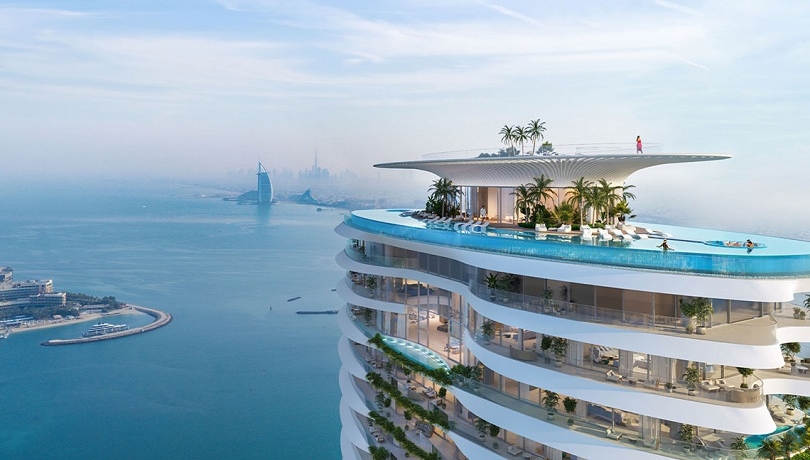 بيعت 3 شقق اليوم في مشروع كومو ريزيدنسز تجاوزت قيمة كل منها 14 مليون دولار Como Residences at Palm Jumeirah