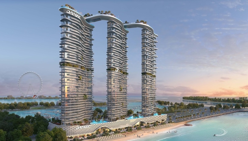 مشروع أبراج داماك باي بتوقيع كافالي DAMAC Bay by Cavalli