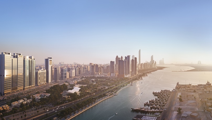 Abu Dhabi skyline . © Abu Dhabi Department of Municipalities and Transport