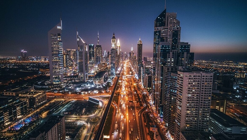 Sheikh Zayed Road. Image Credit : Department of Economy and Tourism in Dubai