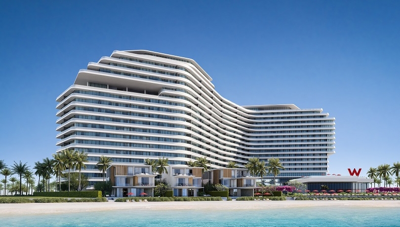 Rendering of W Al Marjan Island