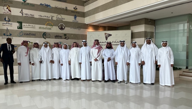 خلال زيارة وفد غرفة الشارقة لمعرض سيتي سكيب العالمي في الرياض