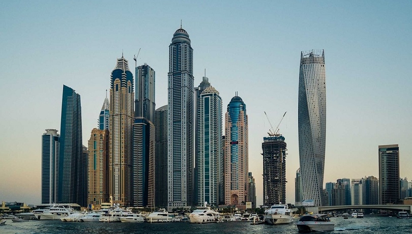 Dubai Marina. Image by Judith Scharnowski from Pixabay