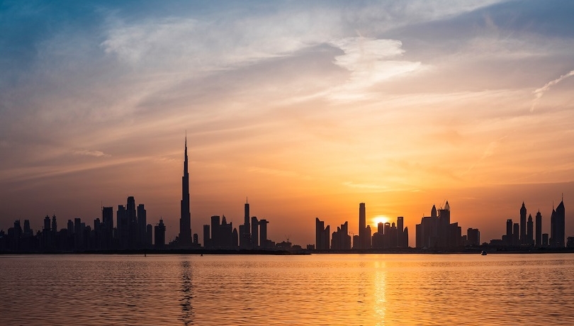 Dubai Skyline. Photo by Aleksandar Pasaric