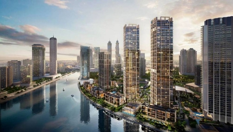 تصميم مشروع بينينسولا في منطقة الخليج التجاري بدبي Peninsula Four by Select Group
