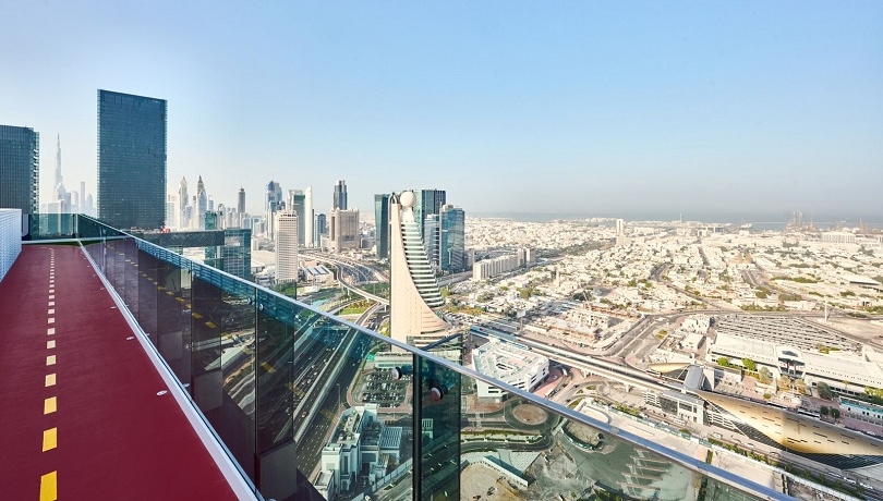  Wasl’s Sky Track located on the 43rd floor of 1 Residences