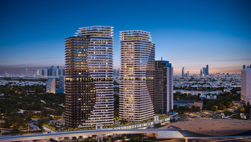 تصميم مشروع سكاي هيلز أسترا في منطقة البرشاء بدبي SkyHills Astra by HRE Development