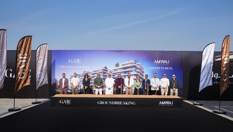 The groundbreaking of Gate 11 by AMWAJ Development